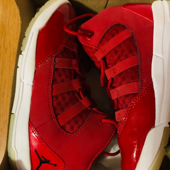 Red Nike air max 90 L basketball shoes - Picture 7 of 8